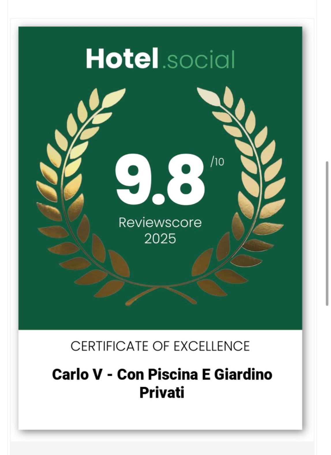 Carlo V - Con Piscina E Giardino Privati Lecce Exterior foto